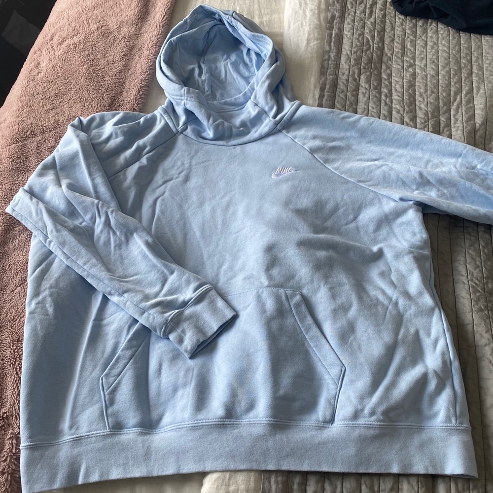 Blue Nike hoodie